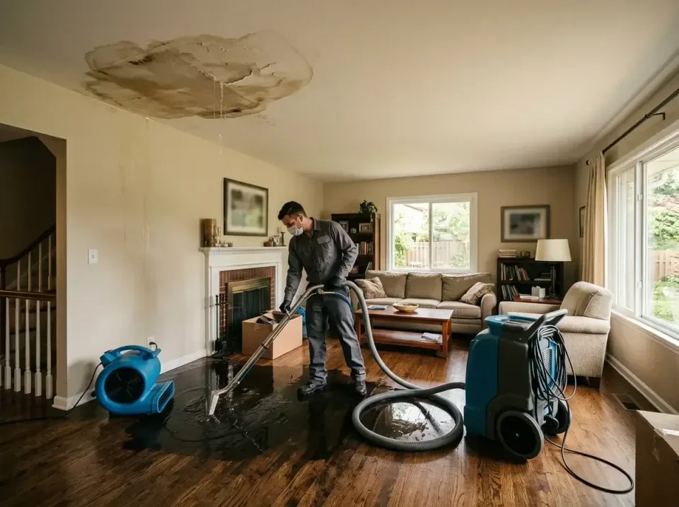attic-pipe-burst-ceiling-drip-008 — frequently asked questions, Water Damage Restoration & Carpet Care in Ontario, CA